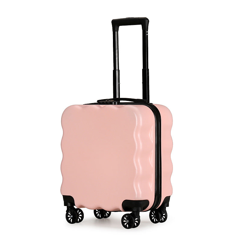 Customized 18-inch Silent Cartoon Kids Trolley Suitcase