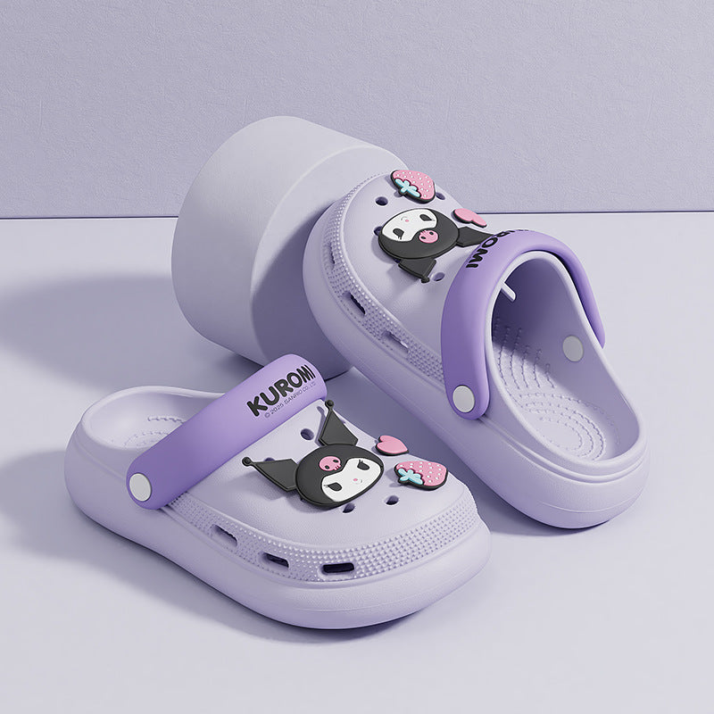 Girls Soft Sole Princess Summer Beach Cave Slippers