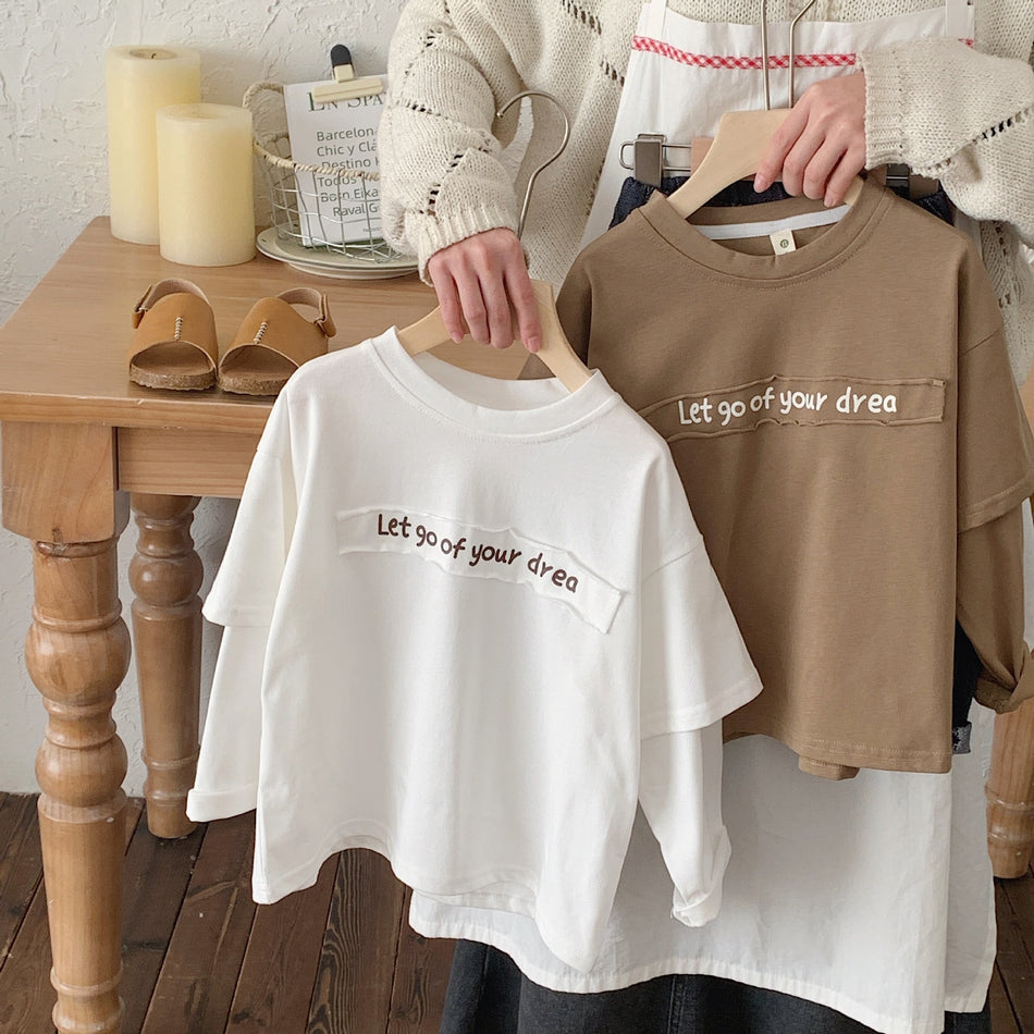 A Mu Baby T-Shirt – Spring Layered Look Top for Kids