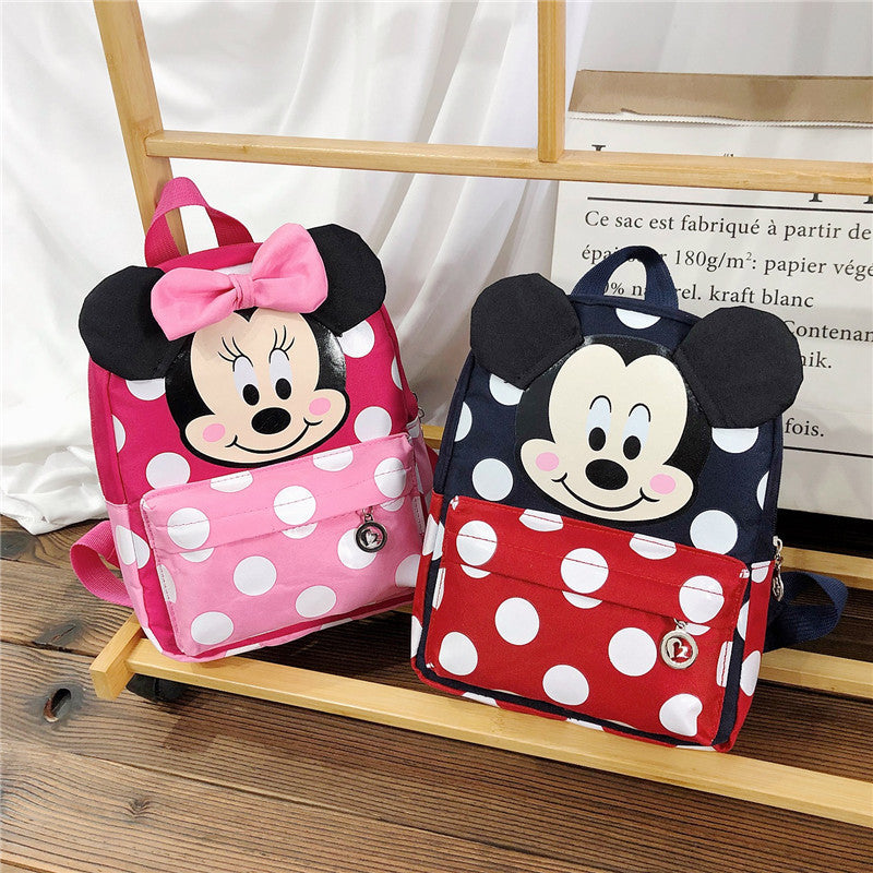 Cute Cartoon Kids Backpack – Western Style Kindergarten Bag 2025