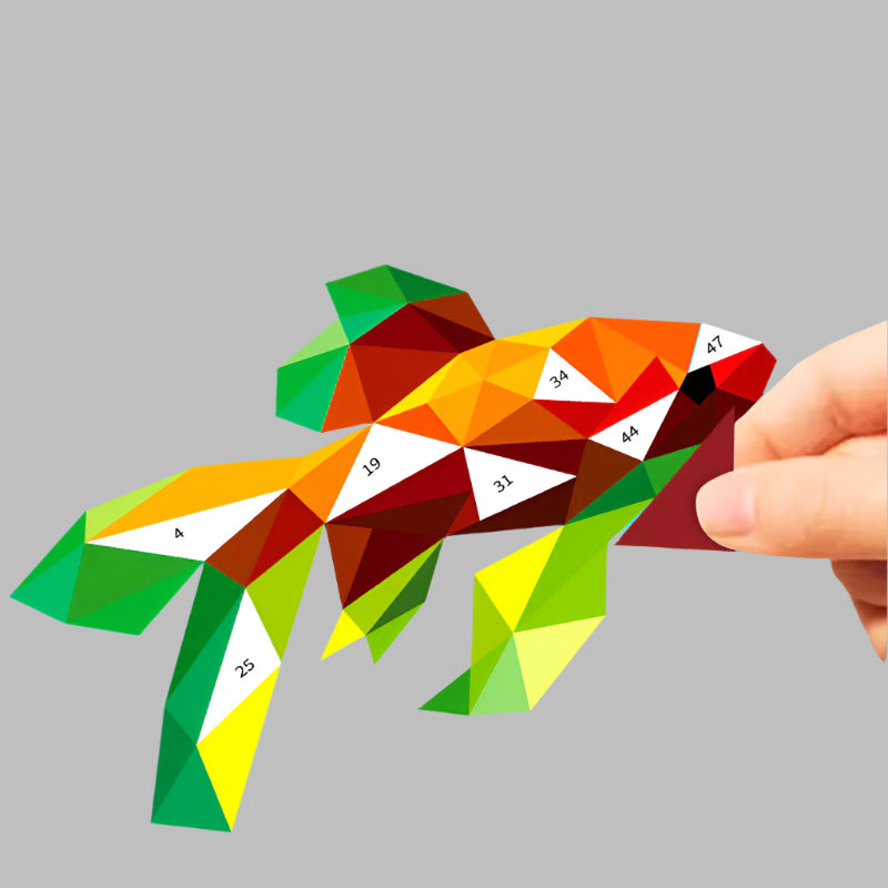 3D Geometric Collage DIY Stickers – Kids Educational Toy