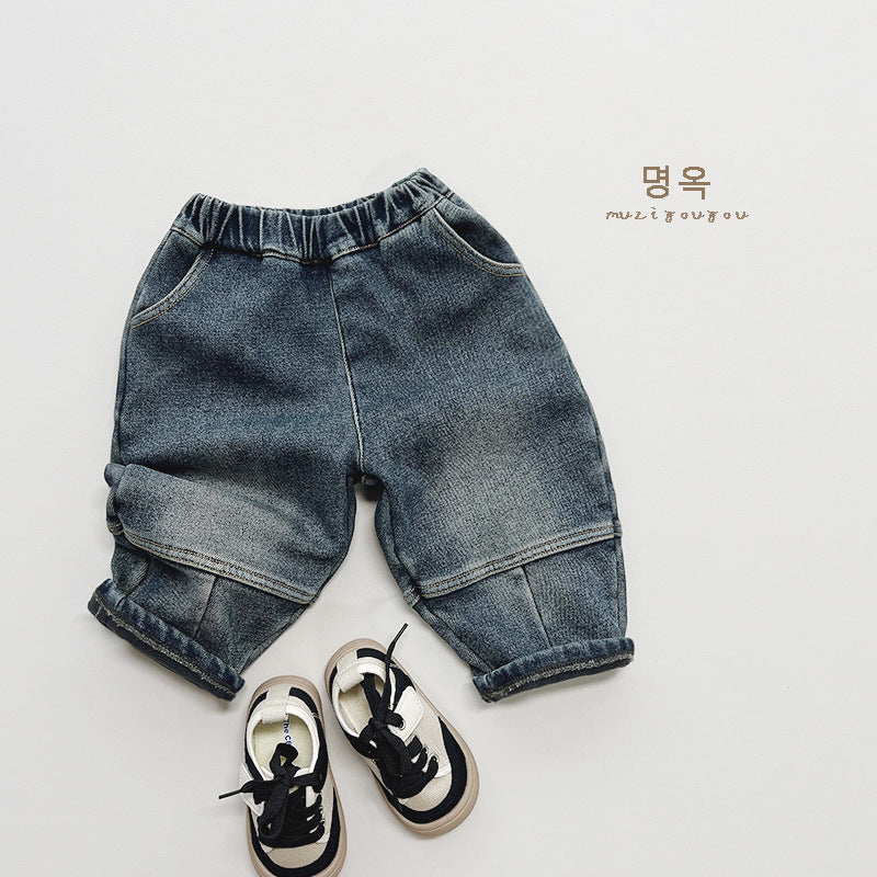 Boys’ Fleece-Lined Jeans