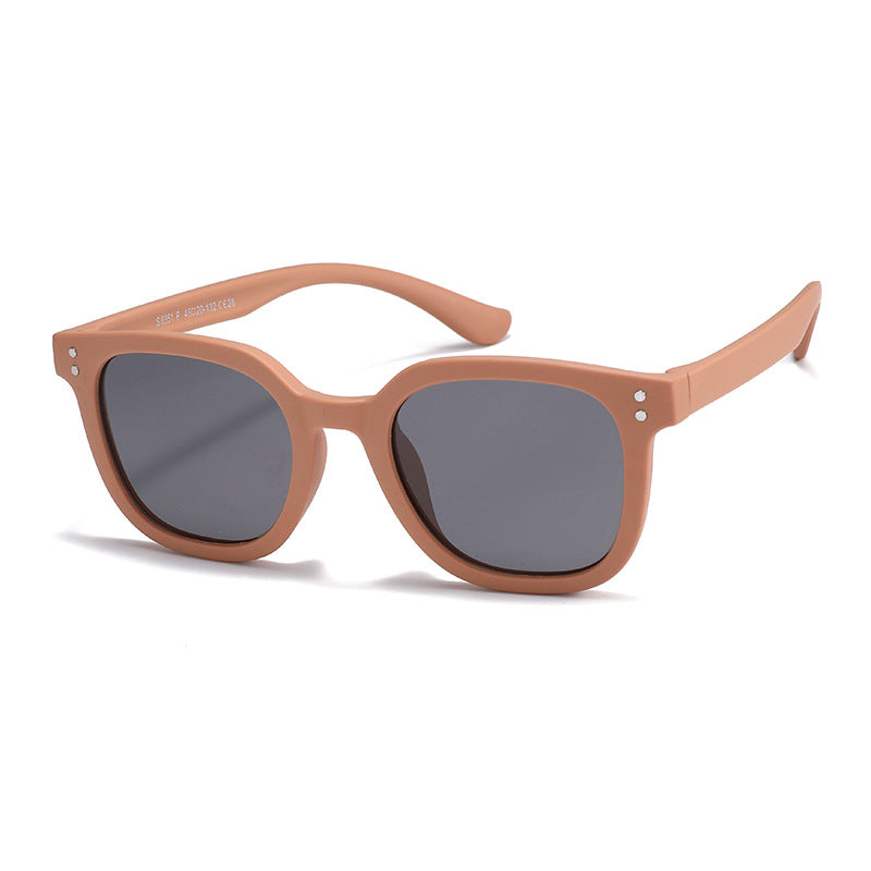 Kids Polarized Silicone Square Sunglasses UV Protection X8351