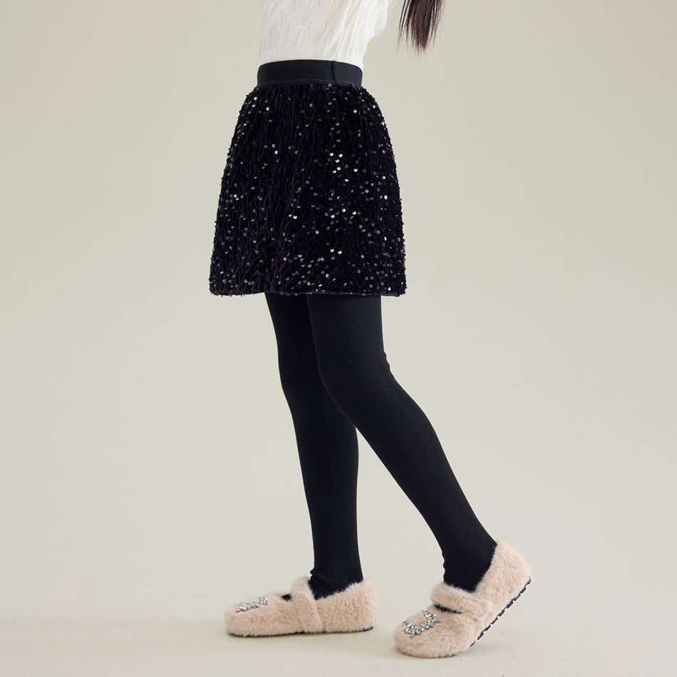 Princess Yuan Yuan Elegant Shiny Girls Skirt Autumn Winter
