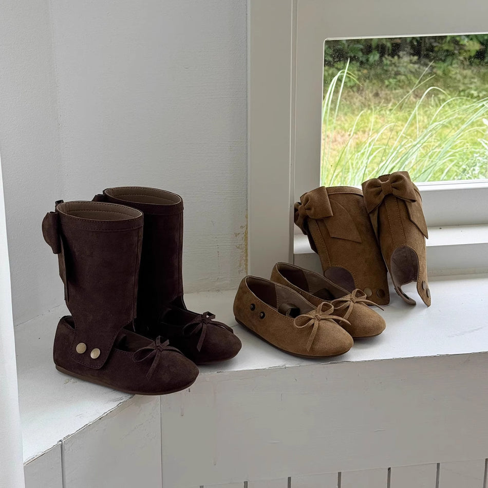 Girls’ Winter Bow Boots