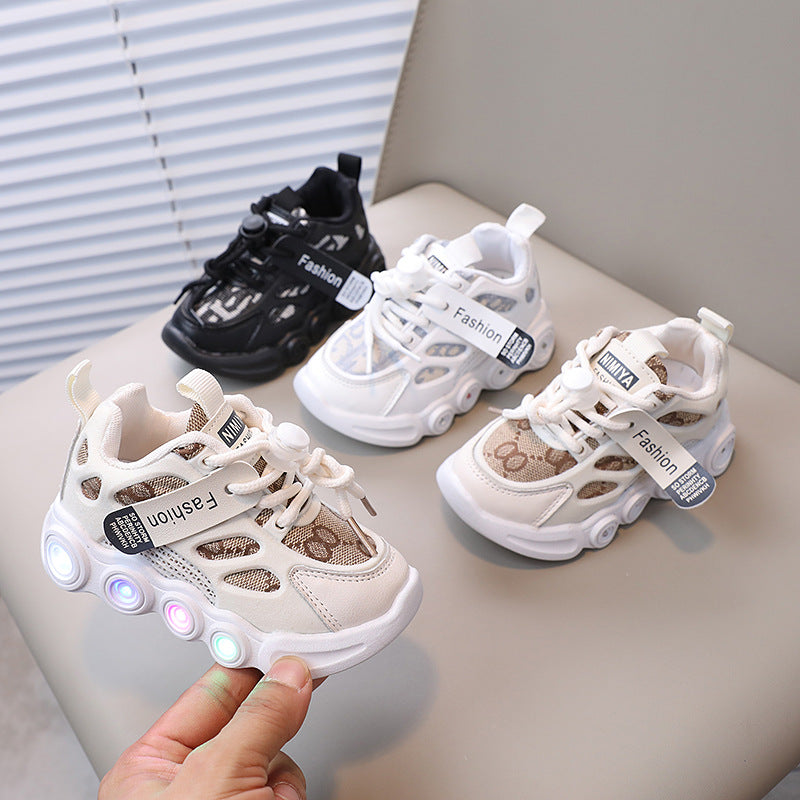 LED Light Kids’ Shoes – Breathable & Fun (1–6 Yrs)