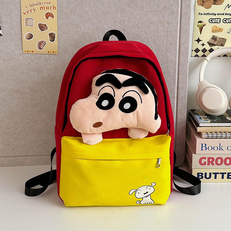 Cute Crayon Mickey Flower Backpack – Adorable & Fun for Kids!