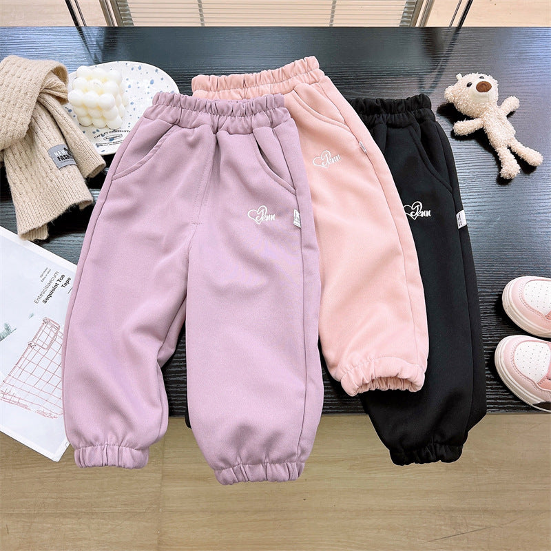 Girls' Casual Pants Korean Style Autumn Baby Trousers