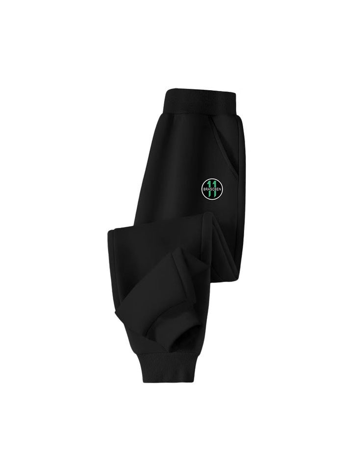 Boys' Sweatpants Korean Style Fleece-Lined Thickened Casual Pants