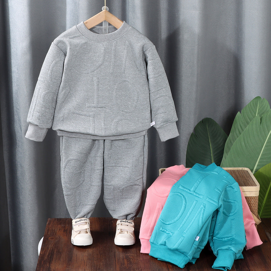 Boys & Girls 2025 Autumn Two-Piece Sweater Set