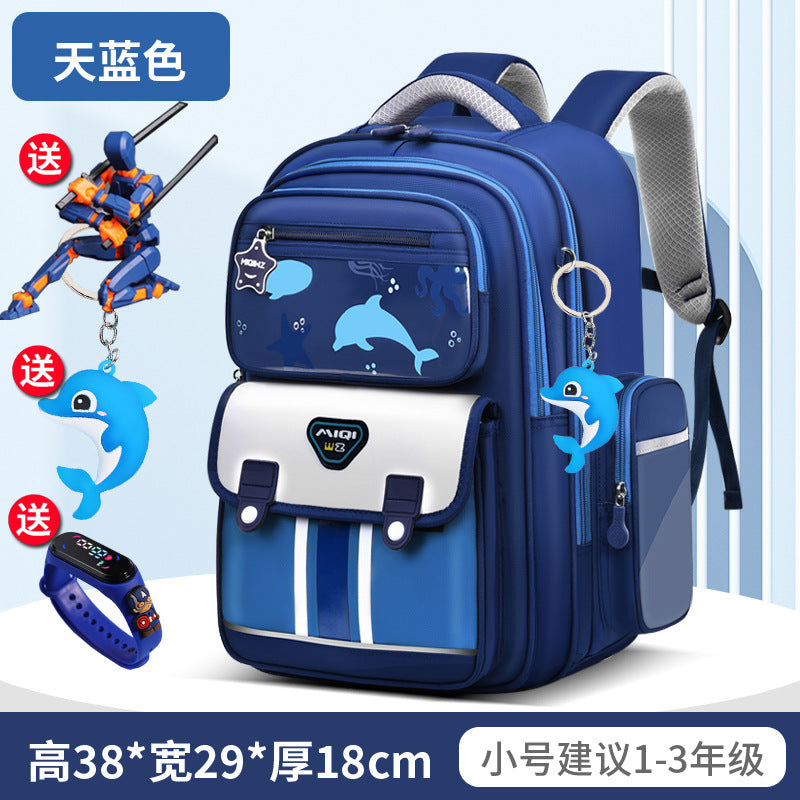 8A Kids Schoolbag 2026 Spine-Protecting Lightweight