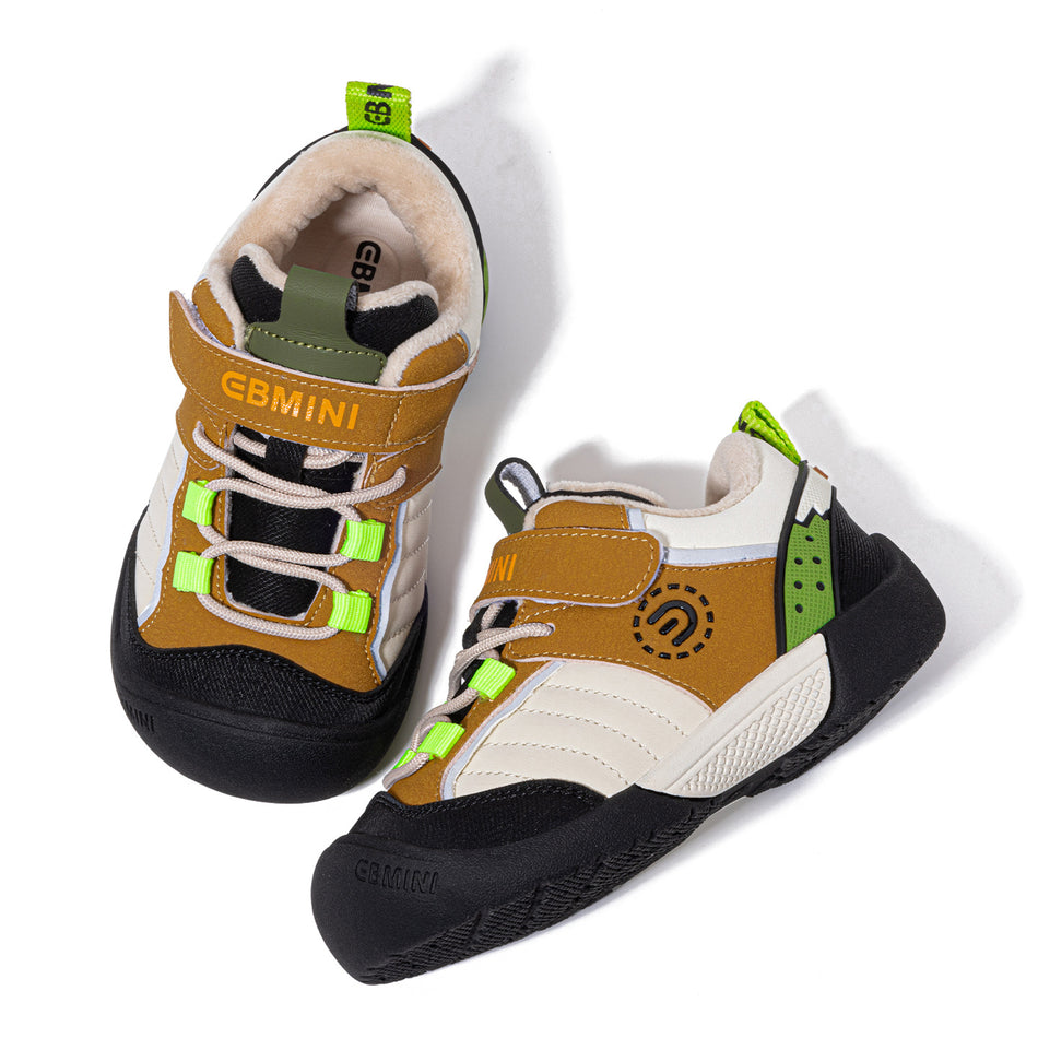 Inbemini Kids Winter Fleece-Lined Anti-Slip Shoes 2025