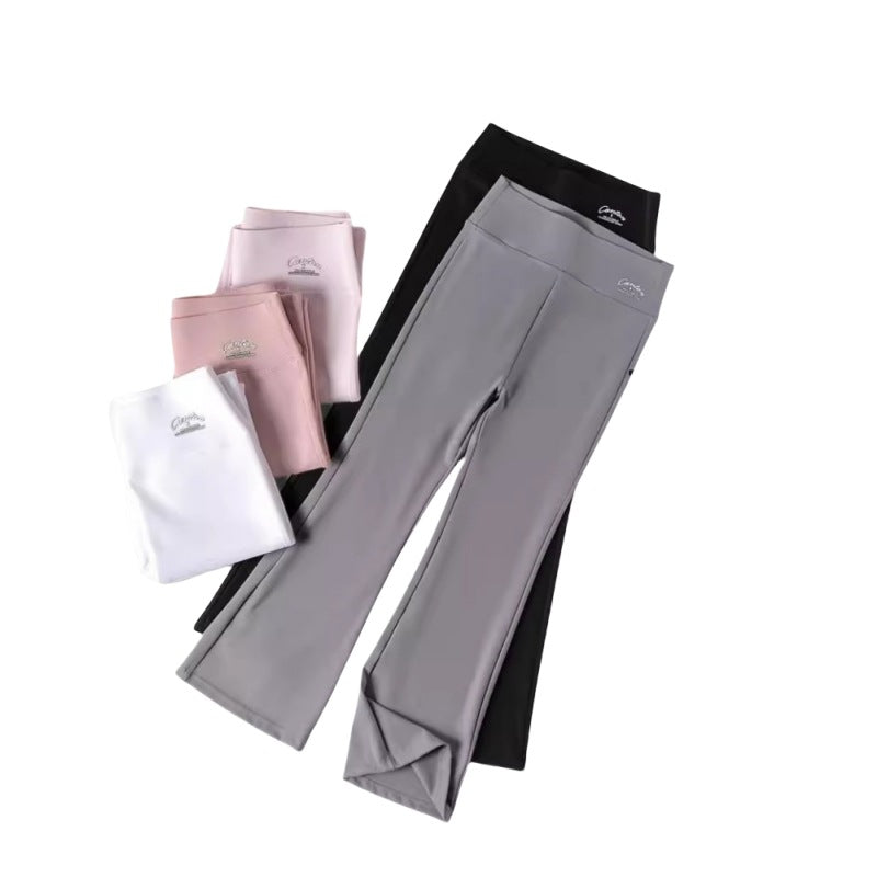 Girls’ Summer Micro-Flare Shorts – Thin Yoga Shark Pants