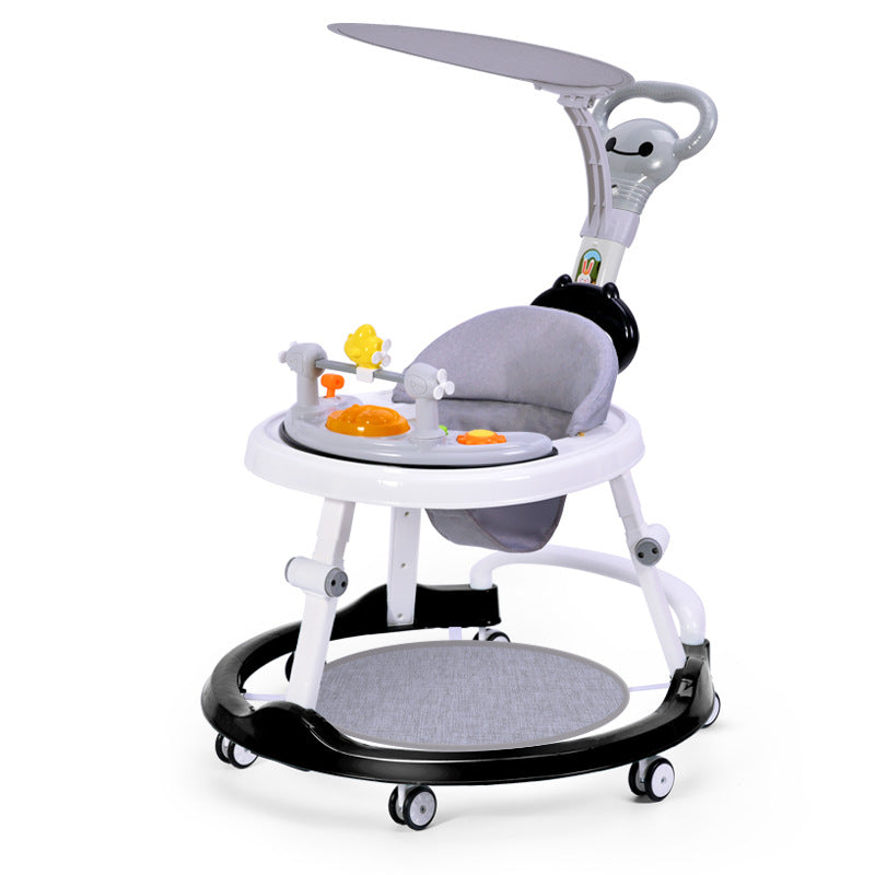 U-Shaped Baby Walker with Anti-Rollover Design
