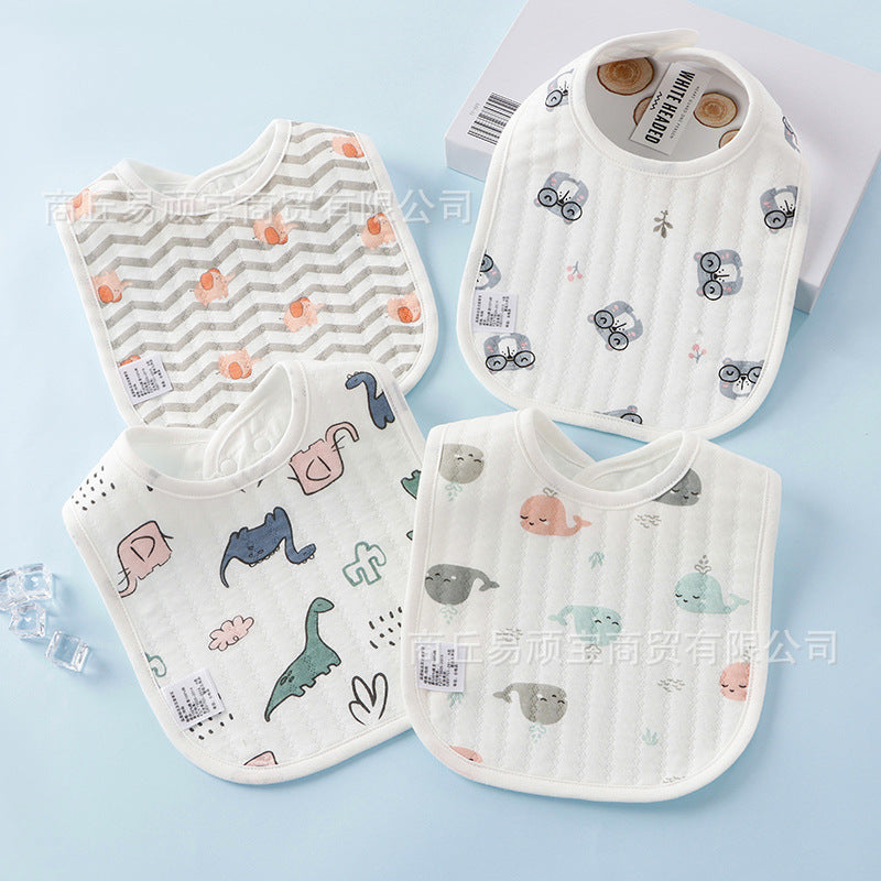 U-Shaped Cotton Bib for Babies