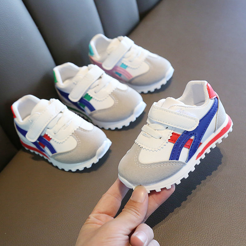 Soft Sole Toddler Shoes with Plaid Casual Design