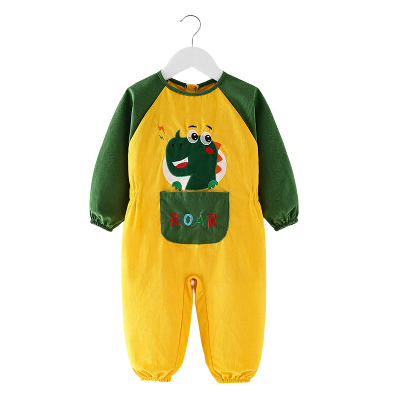 Baby Autumn Winter Crawling Jumpsuit Full Body Coveralls Set