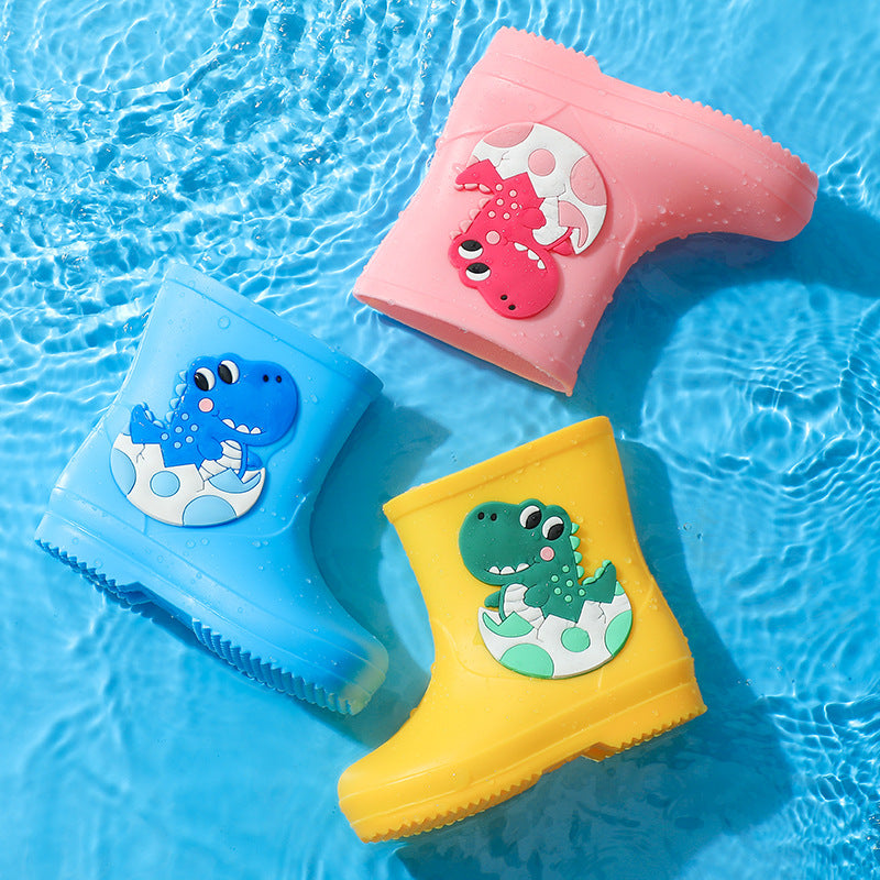 Cartoon Kids’ Rain Boots – Waterproof & Anti-Slip