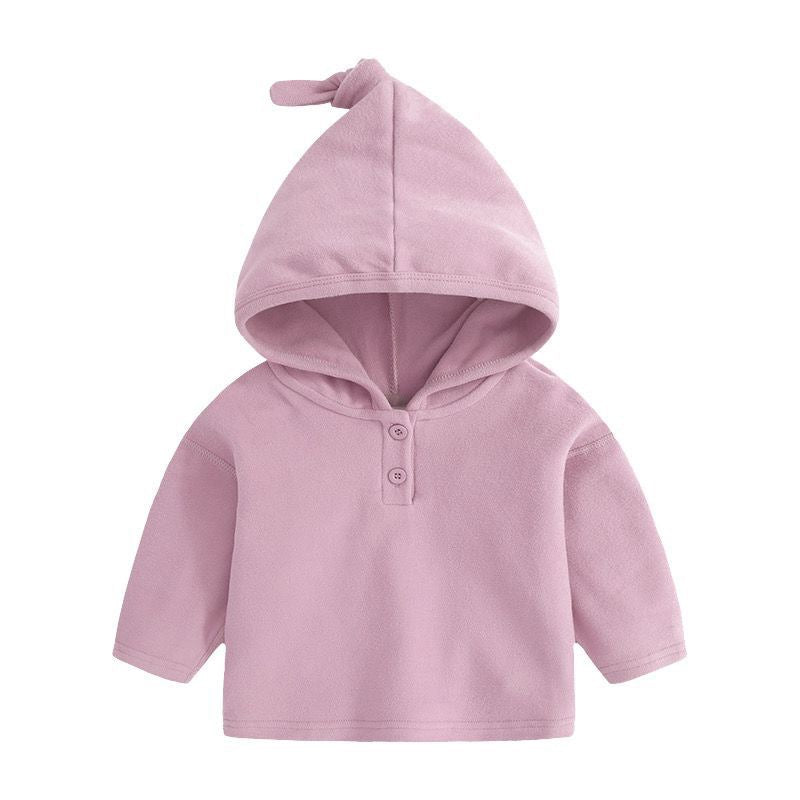 Baby Hooded Sweatshirt – Autumn & Winter Korean Style