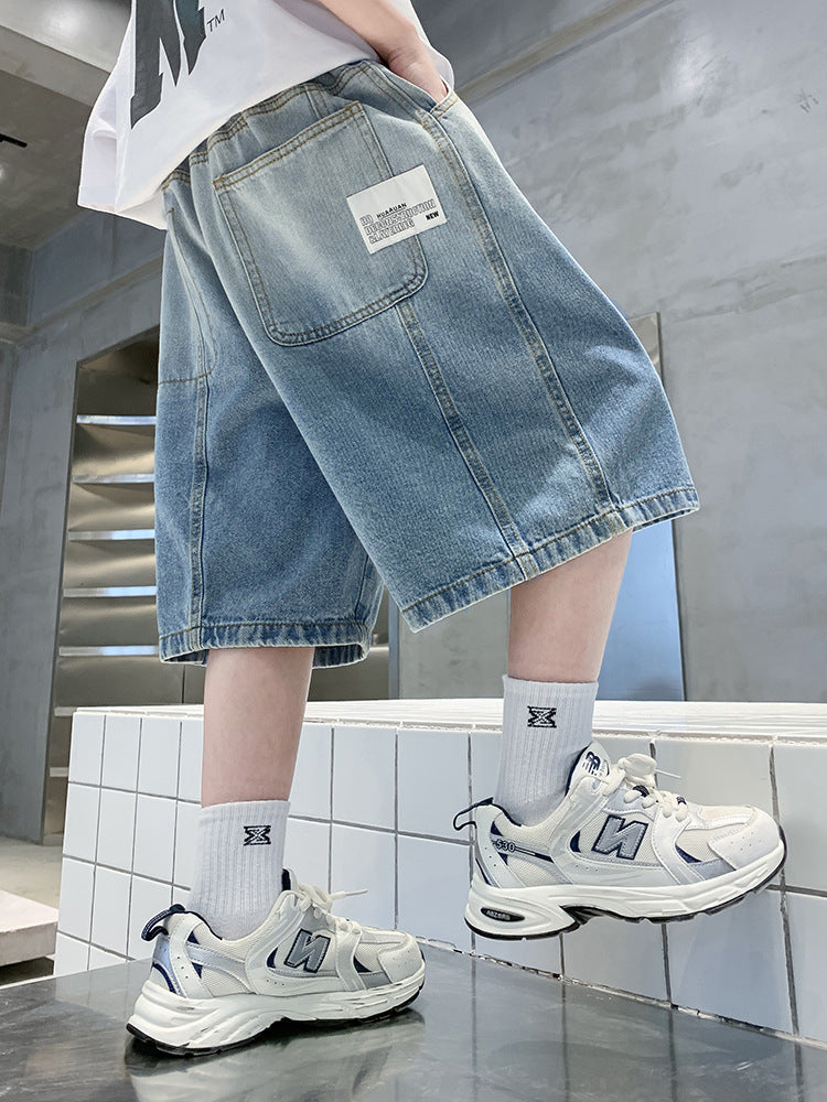 Boys Summer Denim Shorts Medium Large Kids Summer Wear Nepal
