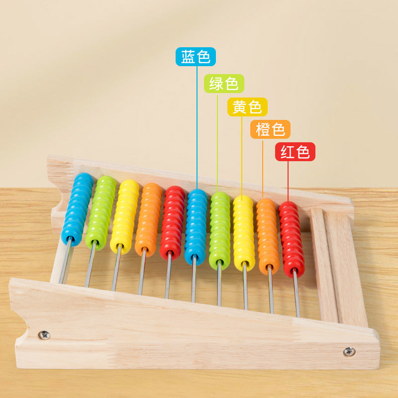 Montessori Beads Abacus for Kids Math Learning Tool