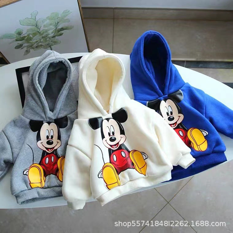 Baby Velvet Hooded Sweatshirt – Autumn & Winter 2025