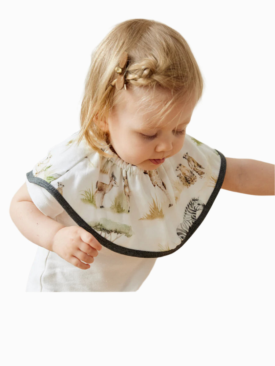 360° Bamboo Cotton Baby Bib – 4-Layer Soft Gauze