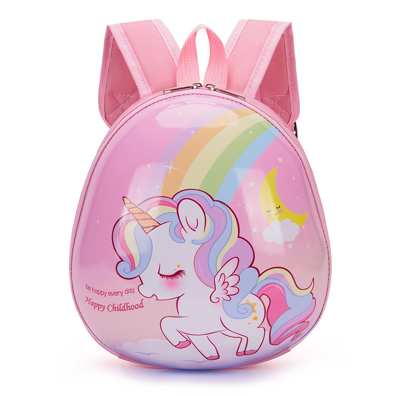 Kids Princess Eggshell Backpack – Lightweight Kindergarten Bag