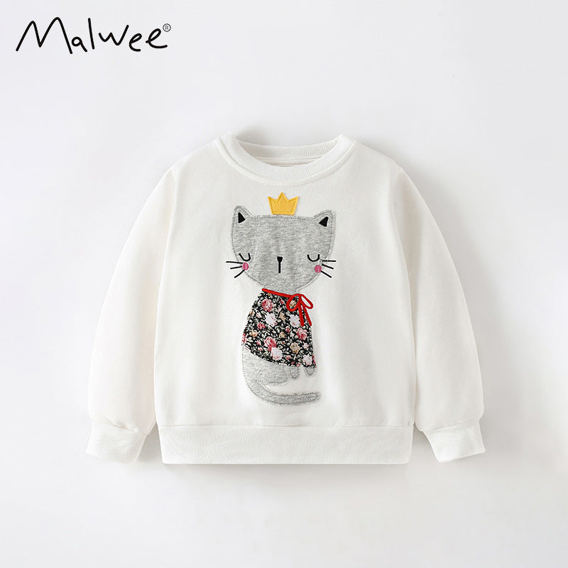 Girls’ Autumn Winter Sweater – Round Neck Long Sleeve