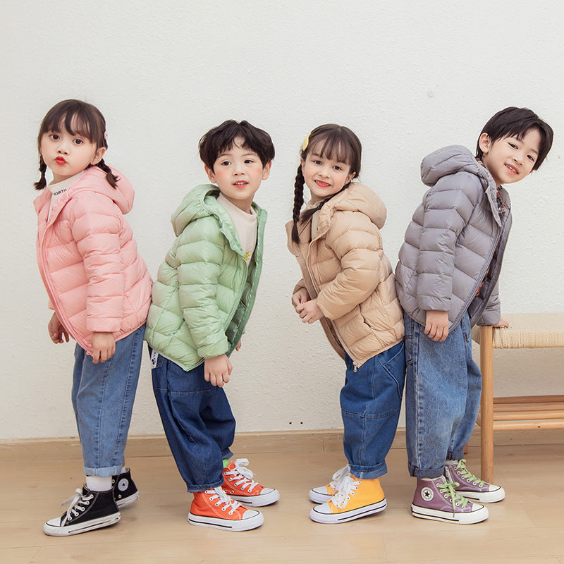 Kids Lightweight Fleece Jacket – Hooded Winter Coat