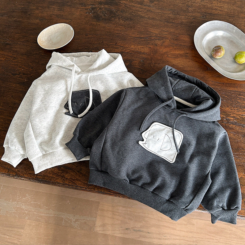 Kids' Loose Hoodie 2025 Autumn Korean Style Boys & Girls