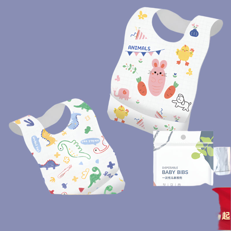 Disposable Baby Feeding Bibs – Waterproof & Travel-Ready