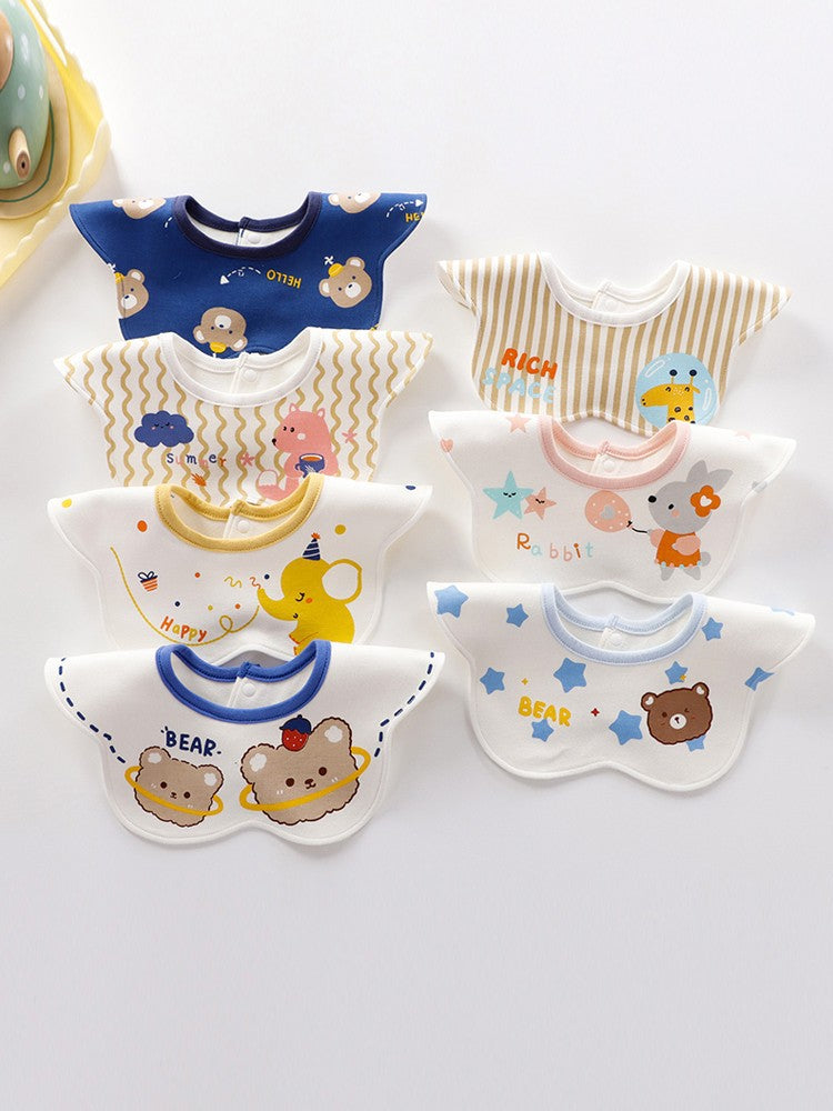 Cotton Saliva Pocket Baby Bib