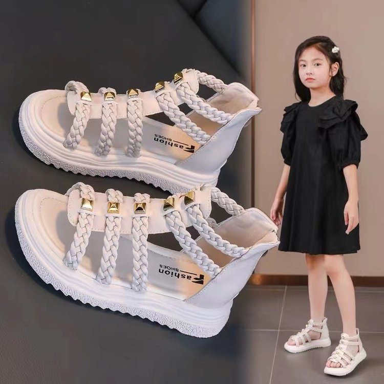 2025 Girls Sports Princess Sandals Summer Middle & Large Sizes