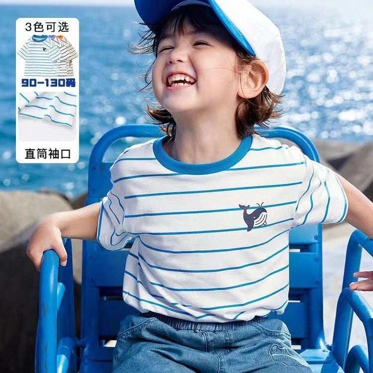 Boys' Cotton T-Shirt – 2024 Summer Brand Clearance Deal