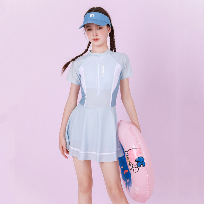 Sporty Girls’ Swimsuit – Cute & Comfy One-Piece Fit