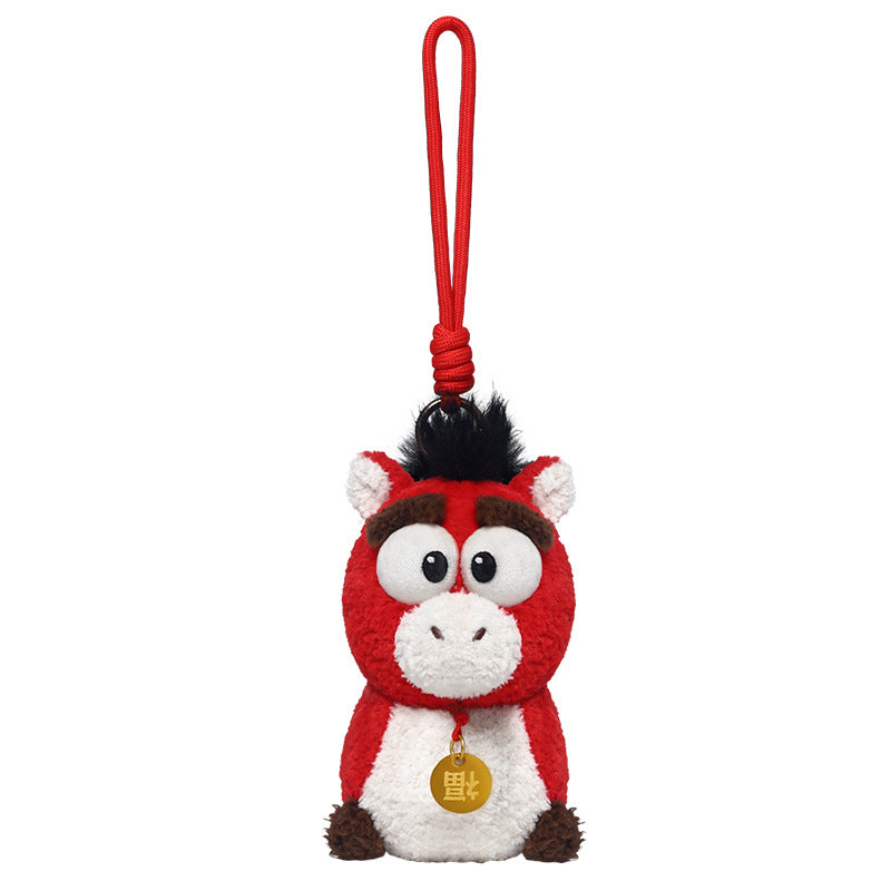 Funny Zodiac Horse Plush Toy Mascot Pillow Gift Doll SoftToy