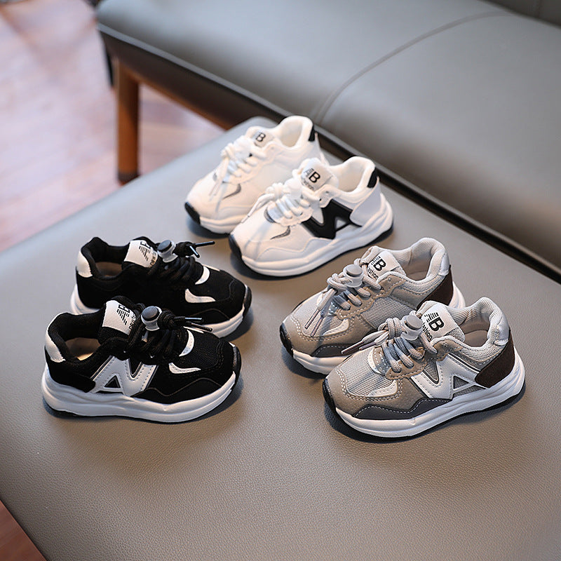 Kids’ Soft Sports Shoes – Breathable Spring/Autumn Pair