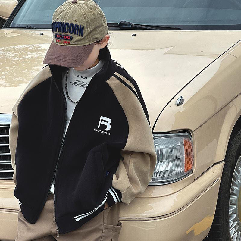 Girls’ Loose Cardigan Jacket