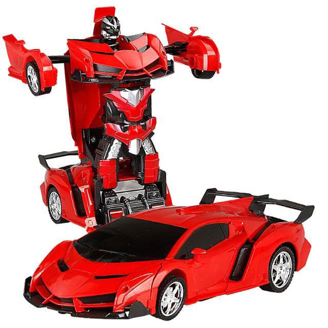 RC One-Click Transforming Police Car – Kids’ Electric Toy