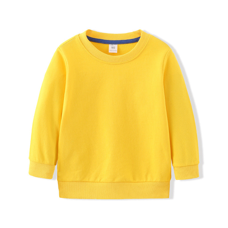 Pure Cotton Kids Sweatshirt Spring Fall Round Neck Hoodie!!