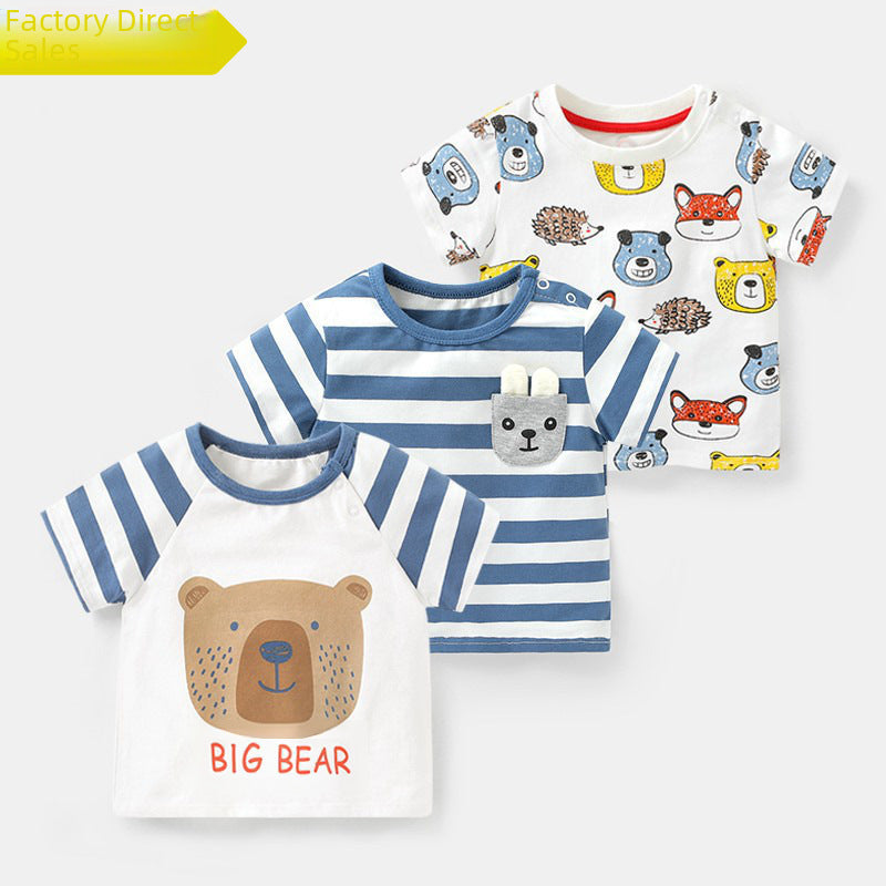 Baby Cotton T-Shirt – Summer Top for 1–3 Year Olds
