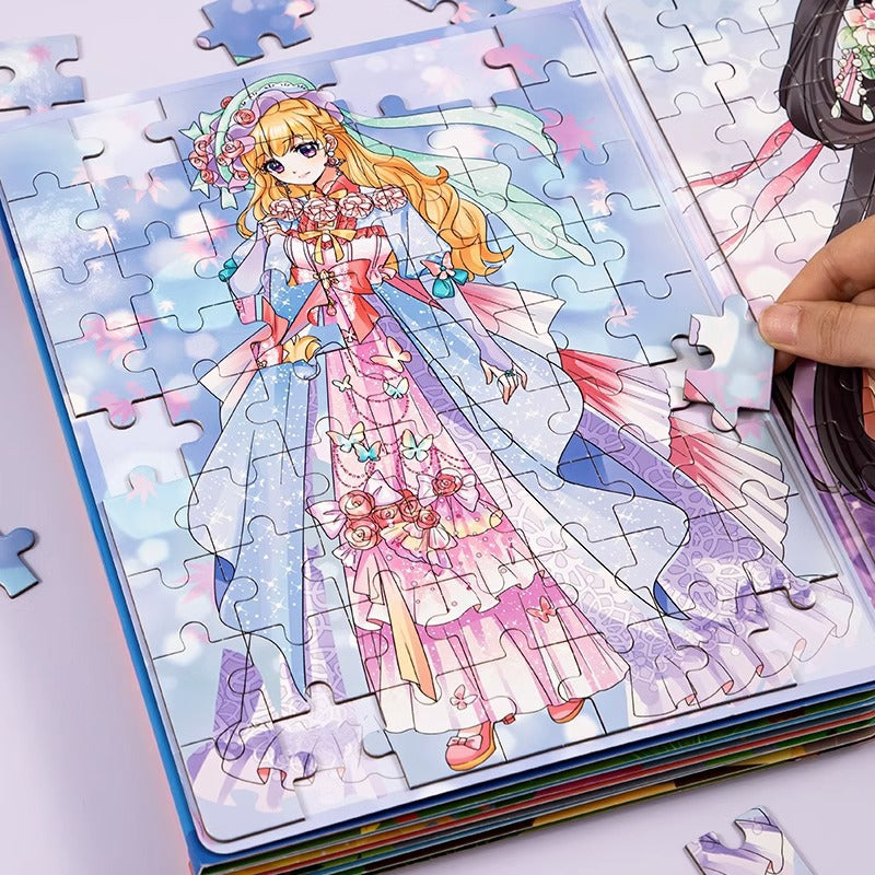 Magnetic Princess Puzzle Toy for Girls Age 3–6