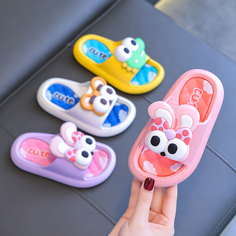 Kids Summer Slippers Non-Slip Soft Sole Beach Shoes