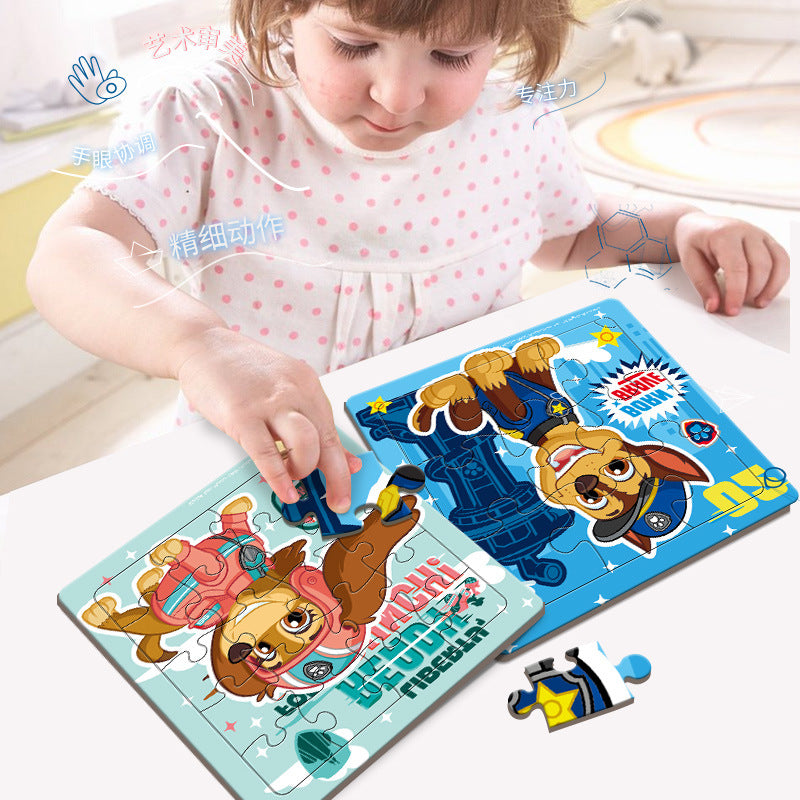 Wang Wang Educational Paper Puzzle for Kids 3-6 Years