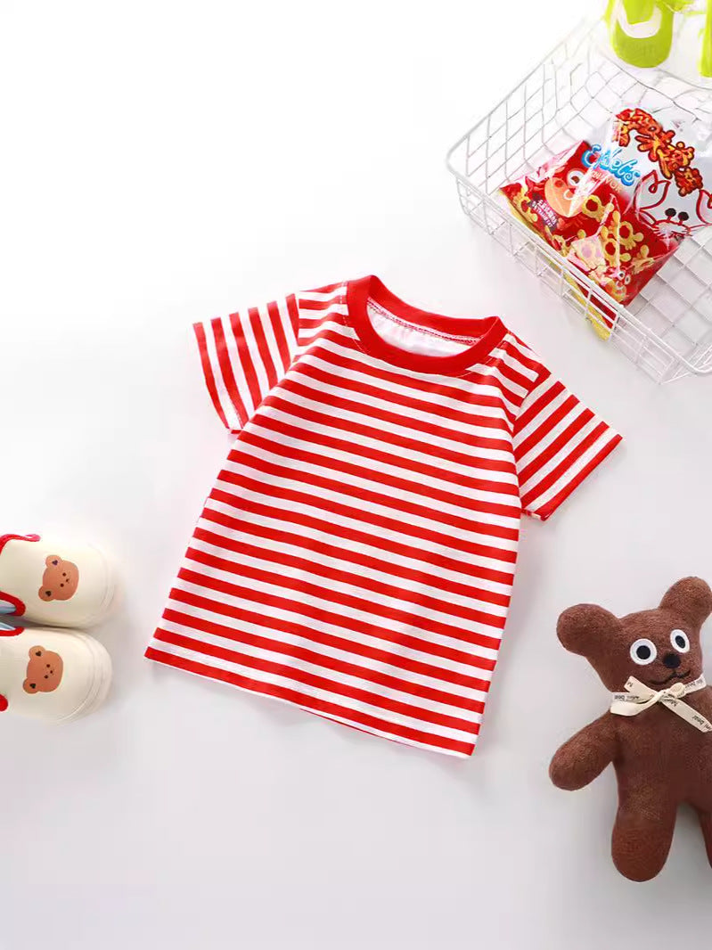 Kids’ Cotton Summer T-Shirt – Boys & Girls Base Shirt
