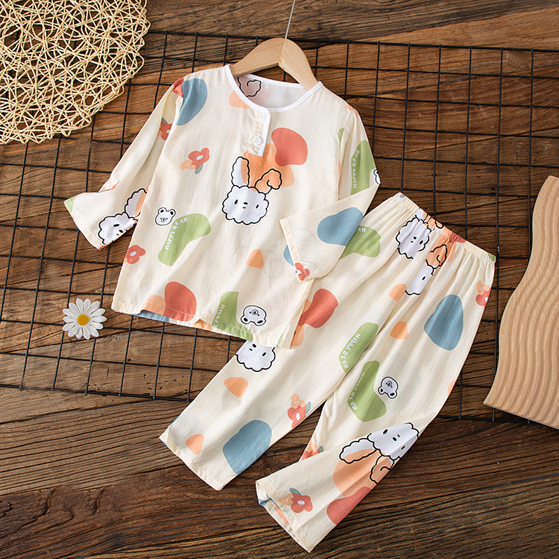 Kids’ Thermal Underwear Set – Warm Seamless Cotton