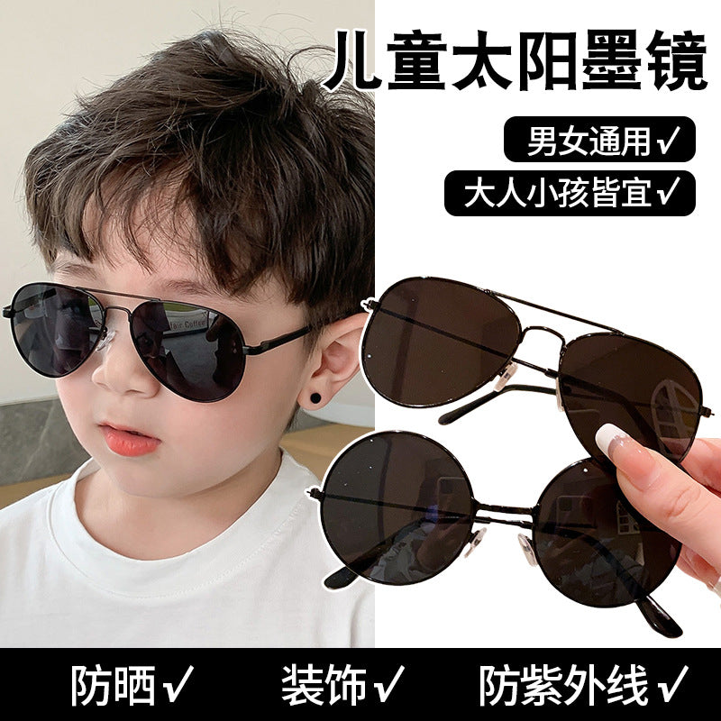 Kids Polarized Pilot Sunglasses – Trendy UV Protection