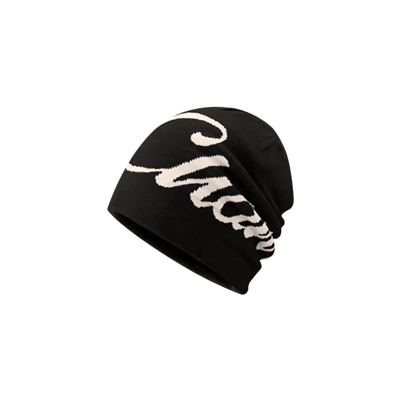 Amybaby Girls Knitted Winter Hat Retro Embroidered