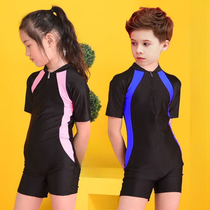 Kids’ One-Piece Swimsuit – UV Diving Suit for Ages 3–12